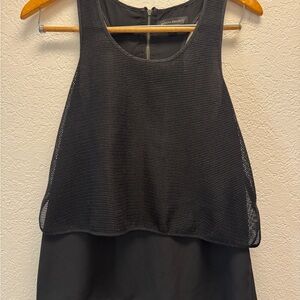 Banana Republic Black Mesh Tank Top